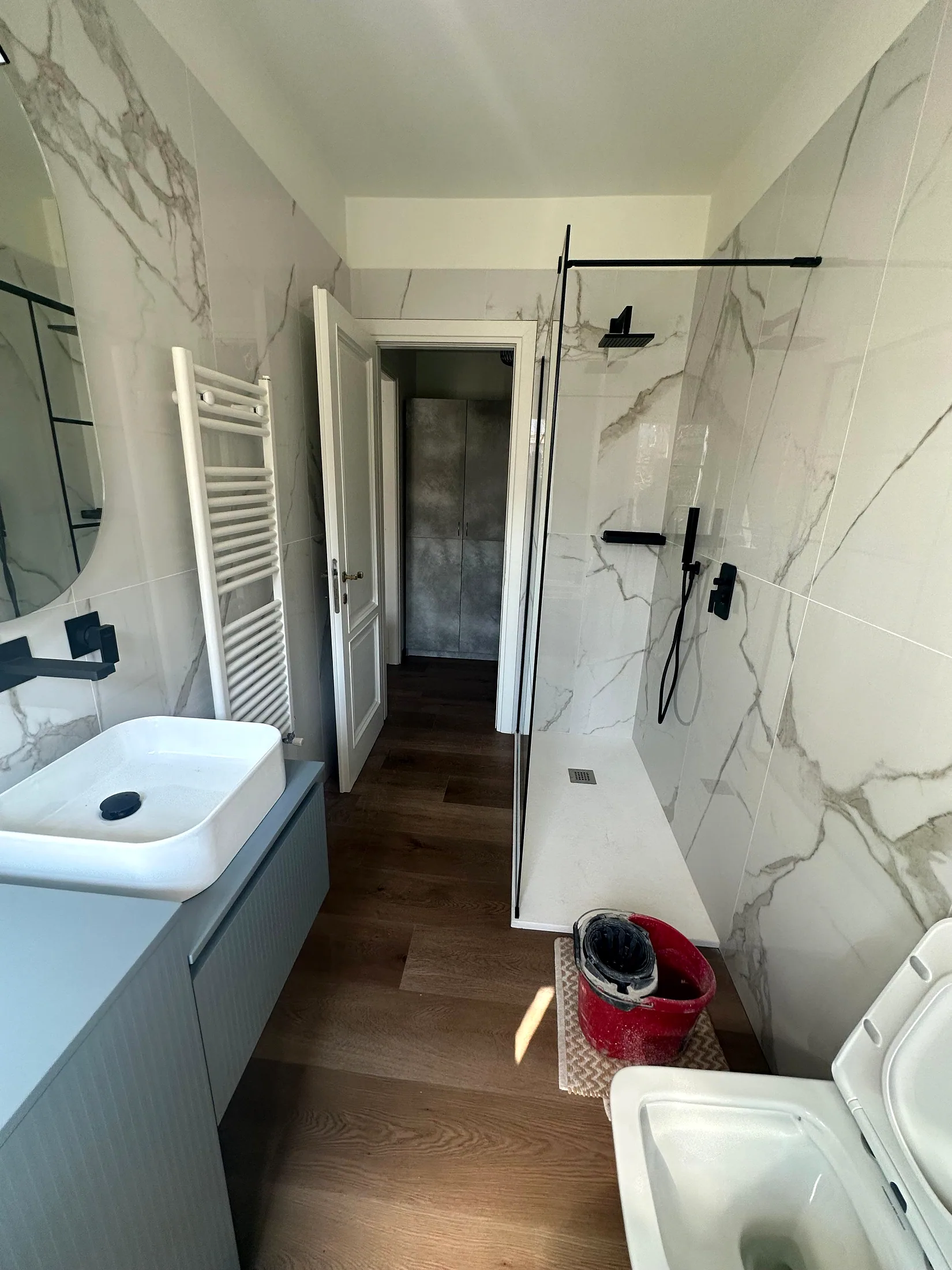 Dettaglio di una ristrutturazione bagno realizzata